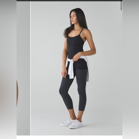 Lululemon Power Y Tank Black Size 6 - Picture 3 of 8